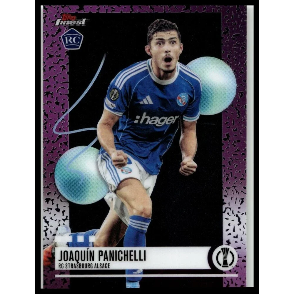 2025-26 Finest UEFA Joaquín Panichelli #317 RC Strasbourg Uncommon Rookie